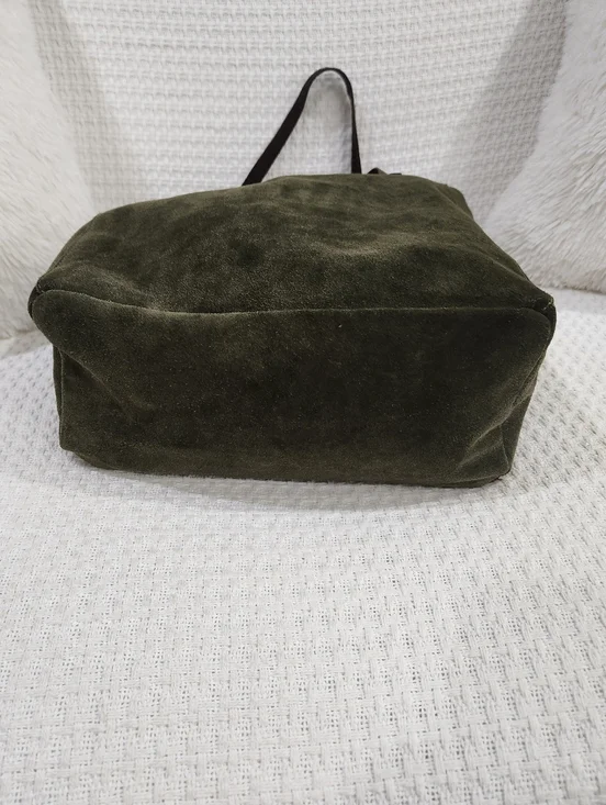 Suede Tote Bag, Hobo Bag, Shoulder Bag, Gorgeous Color. - Picture 3 of 11